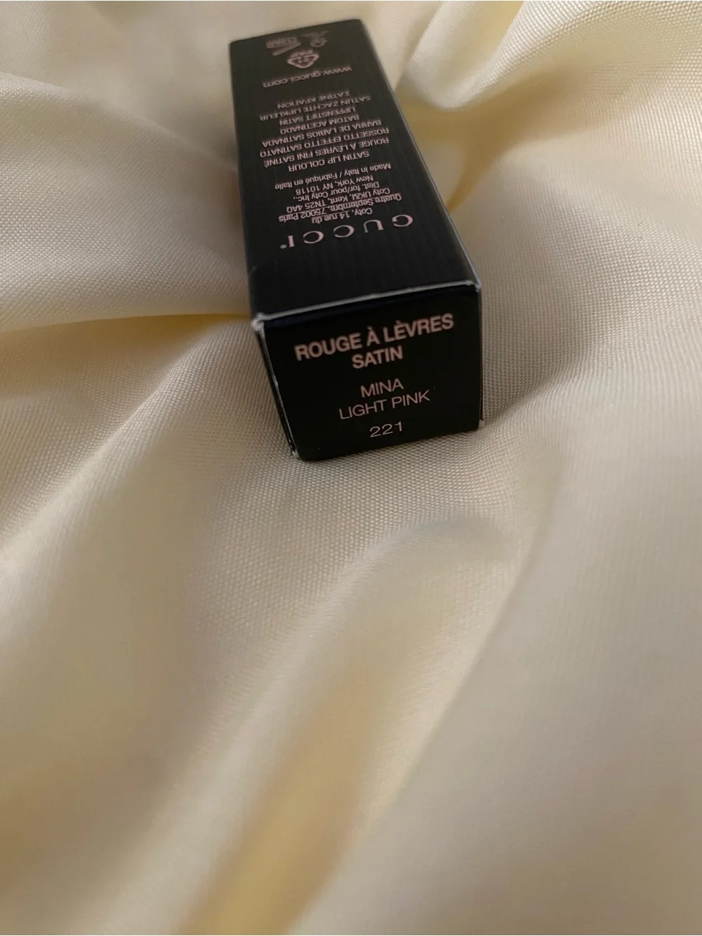 Gucci Satin Lip Colour — Soft Blush Pink